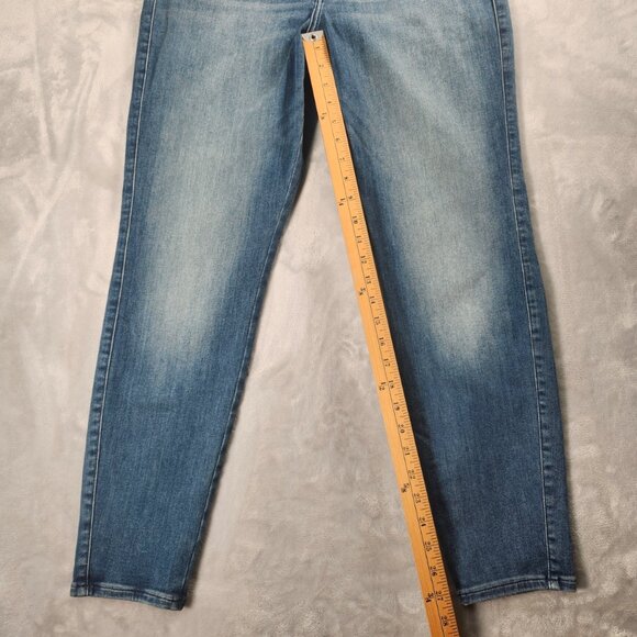 Lucky Brand Womens 5/33 Mid Rise Stretch Jeans Blue Skinny Leg Soft Denim - Picture 9 of 10